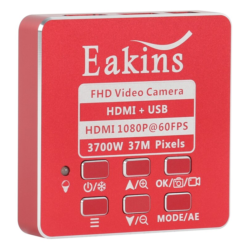 37MP 1080P 60FPS Video Digital HDMI USB Microscope Camera Zoom C Mount Lens For Lab PCB IC CPU Soldering