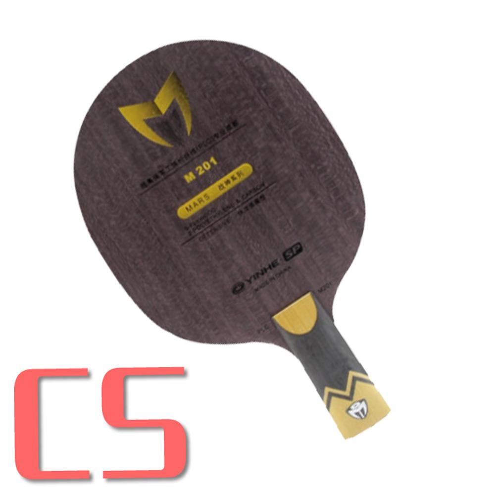 Yinhe PLC fiber table tennis blade M101 M201 Fiber Table Tennis Racket C.T.T.A.A. 5 PLY WOOD WITH 2 PLY PLC: M201CS