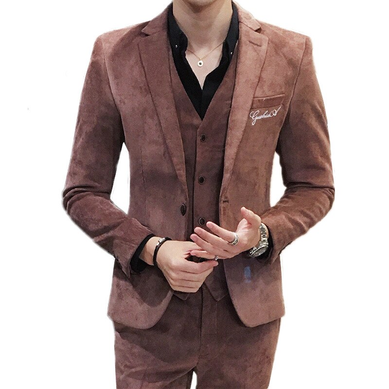 Business Casual Blazers Male Formal Jacket Popular Dress Suit Slim Fit Coat