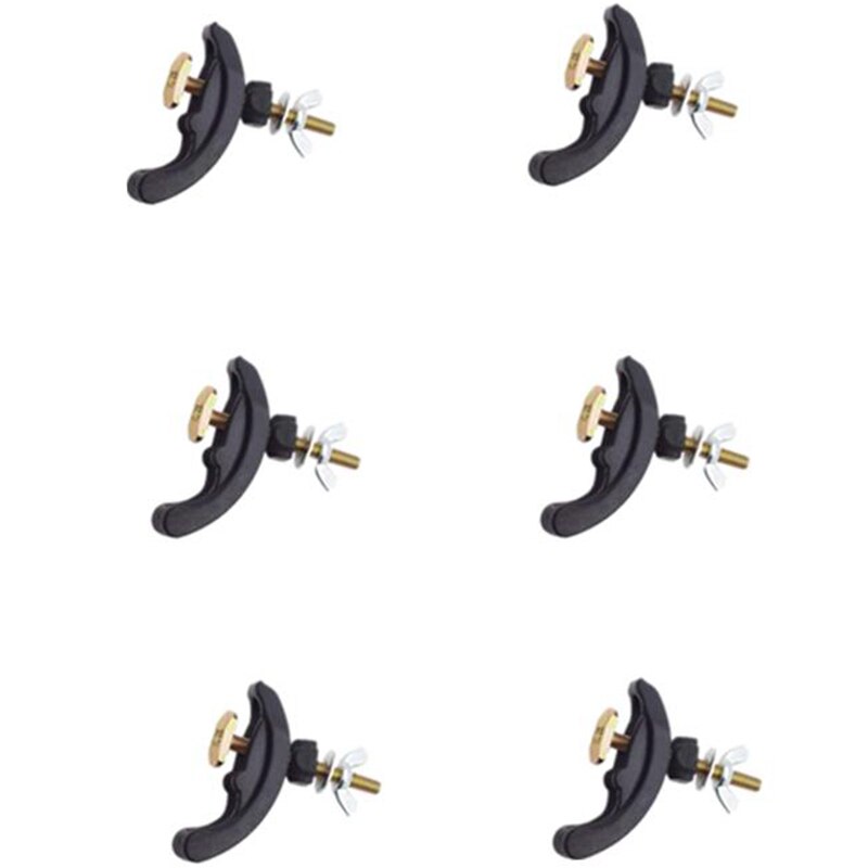 6 Pieces Of 85Mm Bow Plate Kits, Parts Of CNC Engraving Machine, Platen Fixture for T-Slot Table: Default Title