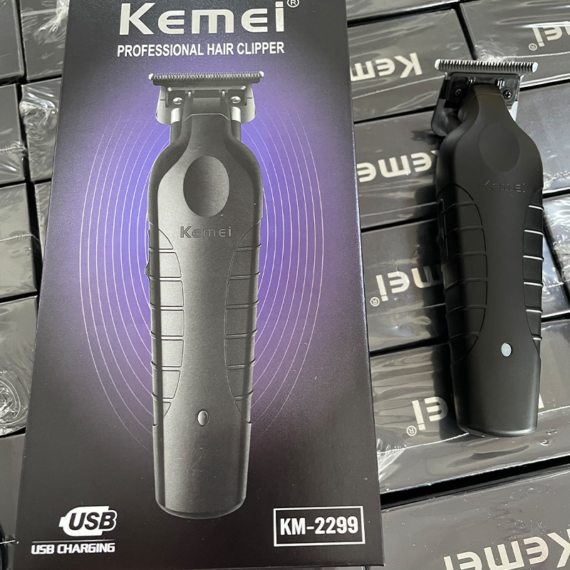 Kemei KM-2299 Men's Hair Clipper Electric Hair Clipper USB Rechargeable Barber Trimmer Men's Electric Hair Clipper