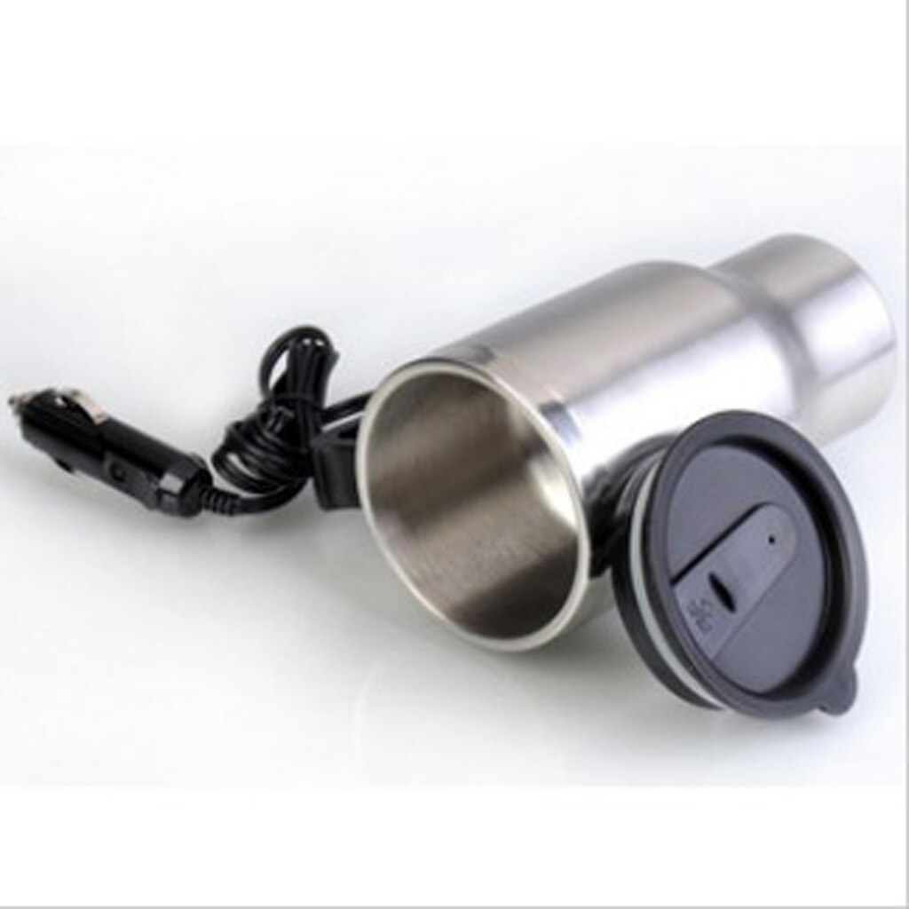 Car Heated Travel Mug Thermal Heated Travel Cup Tumbler Caravan Drink Warmer