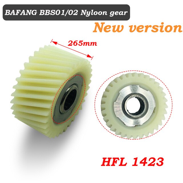 Bafang 8 fun bbs 01 02 bbshd reservedele reservedel leje nylon intern gear til e-bike cykel center mid drive motor kit: Bbs 01 02 nylon gear