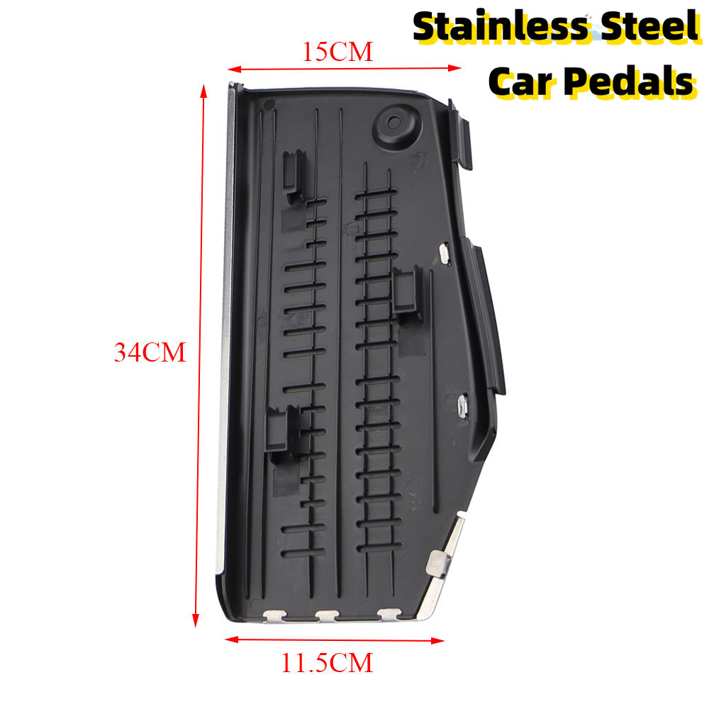 Tapa de pedales de coche de acero inoxidable, cubierta de freno de acelerador de embrague para VW Polo Golf 4 Jetta MK4 Bora para Skoda Fabia LHD Acc.