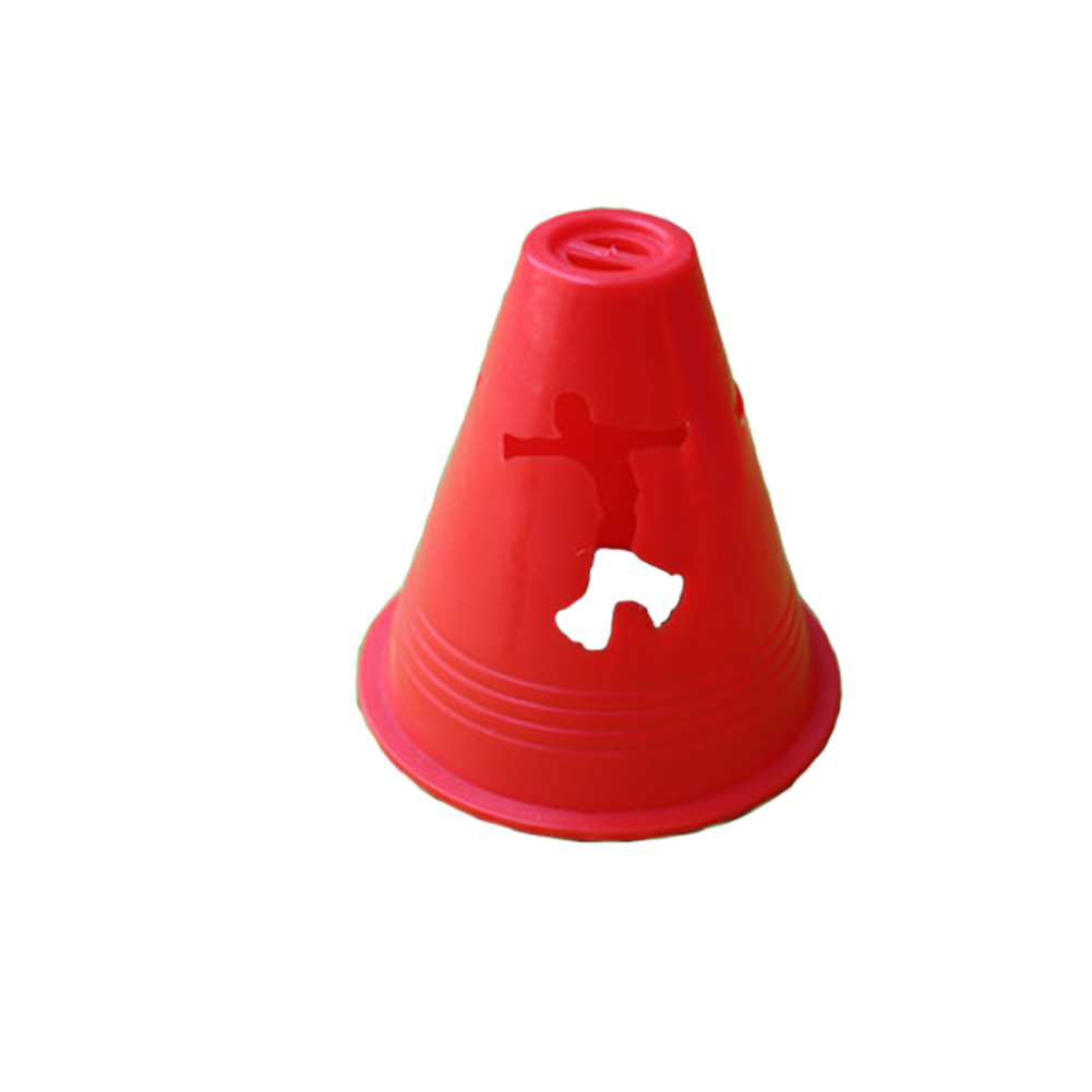 20pcs/pack Free Slalom Skate Pile Cup Rugby Speed Practice Sport Obstacle Football Training Cone Marking Equipment