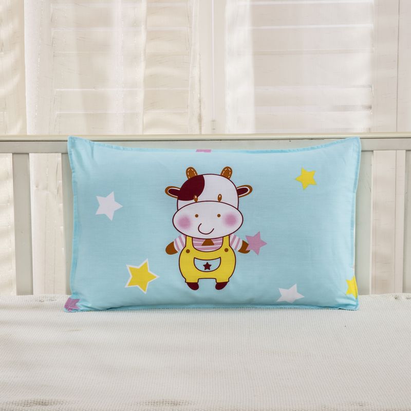 Animal dessin animé enfants taie d'oreiller couverture souple pour bébé oreiller mignon taie d'oreiller pour enfant en bas âge bébé filles garçons taie d'oreiller en coton