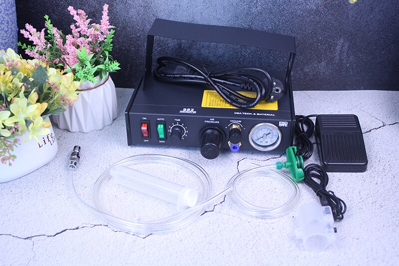 982 dispensing machine semi automatic quick drying glue dripping machine atx-ii silicone paste glue machine