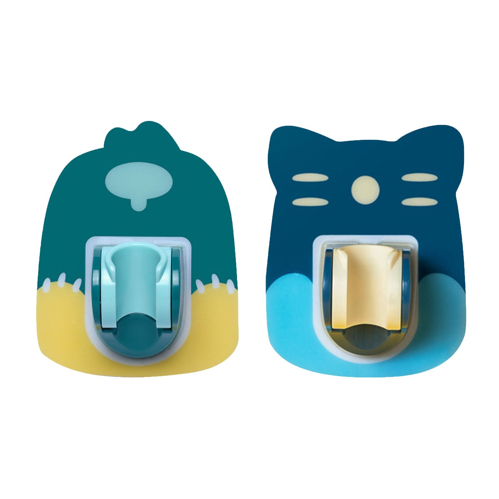 25 #2Pcmultifunctional Leuke Cartoon Douche Bad Head Houder Beugel Krachtige Zuigkracht Showerseat Chuck Houder Zuignap Douche: C