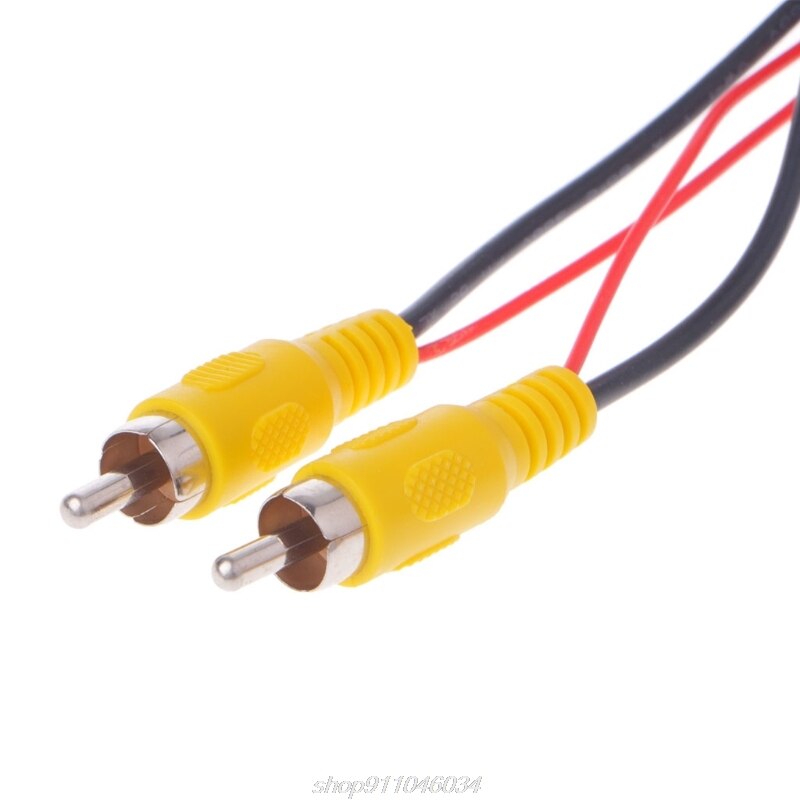 RCA Male To Male AUX Video AV Cable For Car Rear Camera DVD Player TV Box N16 20