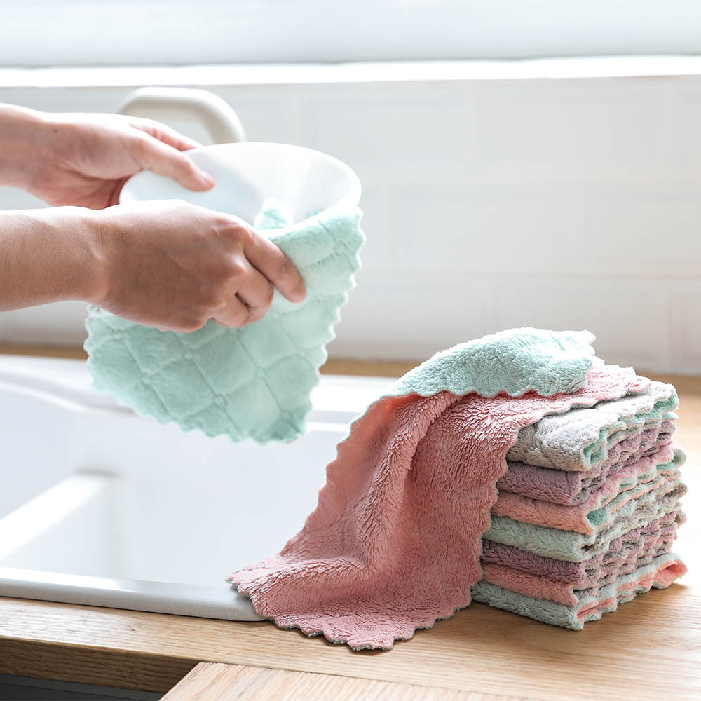 Toalhas de microfibra para casa, toalhas de microfibra para cozinha absorvente, espessa, para limpeza de micro fibra, # h40 1 peça