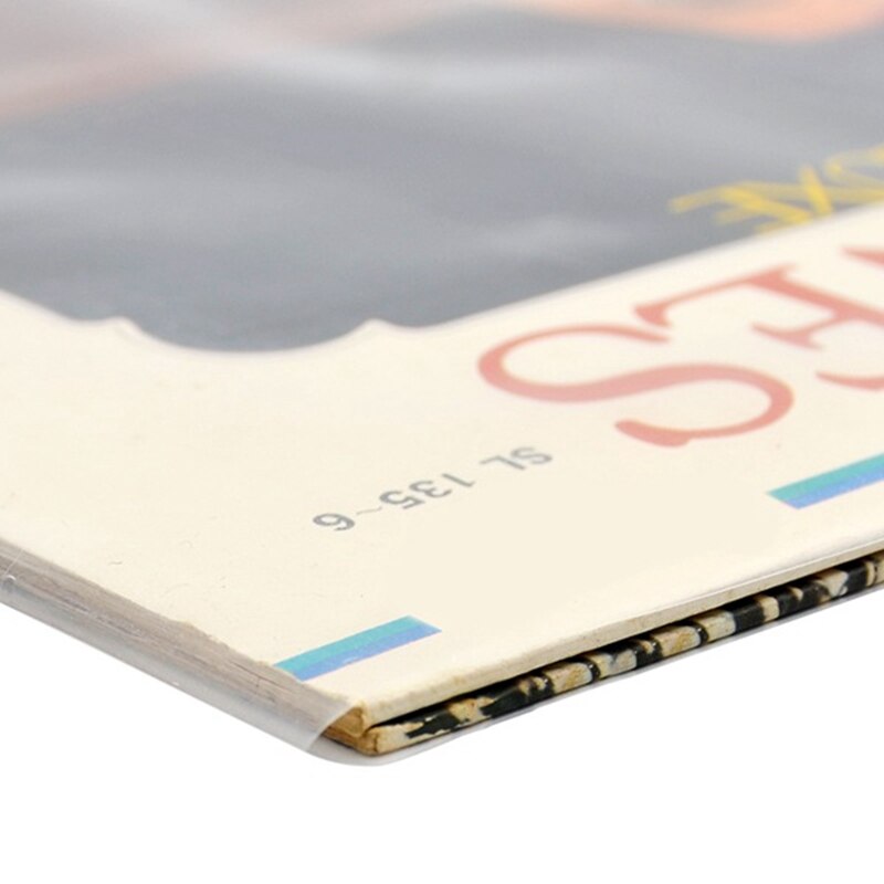30 flache 4lp oben offene beutel, 6.7 mil starke kunststoff-außenhüllen für 12- zoll- 2lp /klappcover-schallplatten 3lp