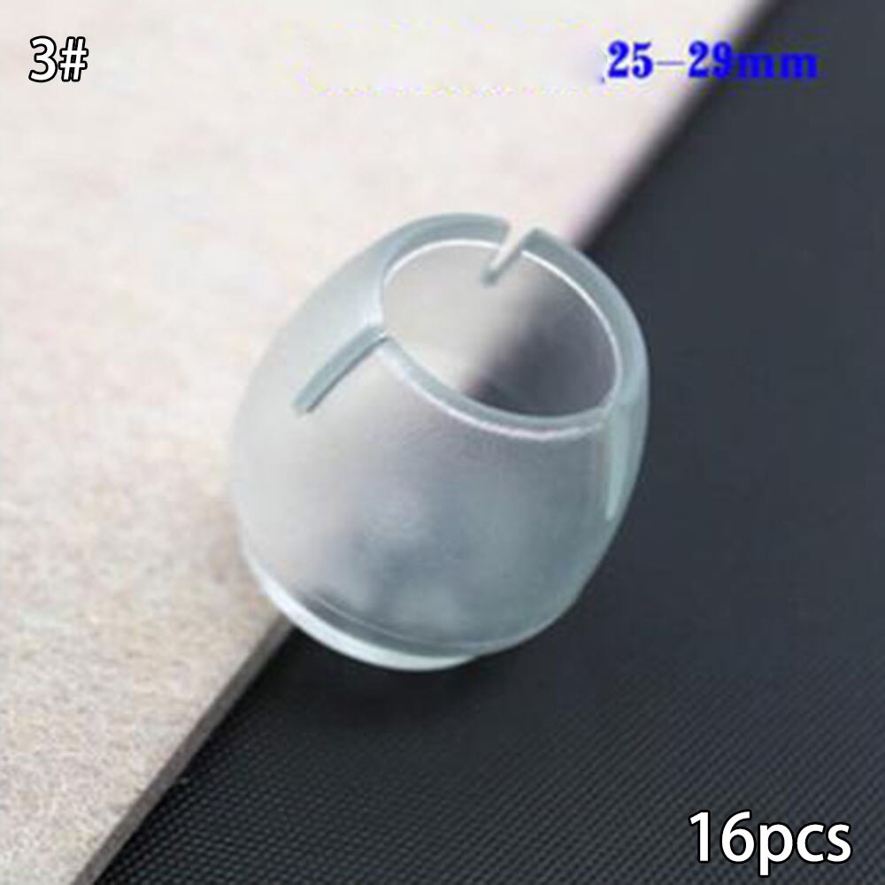 16x Silikon Gummi Stuhl Bein Füße Pads Möbel Umfasst Schutz Für Quadratische bilden Tisch Bein Abdeckung: 3