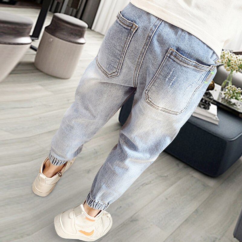 4-12Y Bambini Vestiti Dei Ragazzi magro jeans Classico Dei Bambini Dei Pantaloni denim Abbigliamento di Tendenza A Lungo Gonne E Pantaloni Del bambino Ragazzo casuale Pantaloni