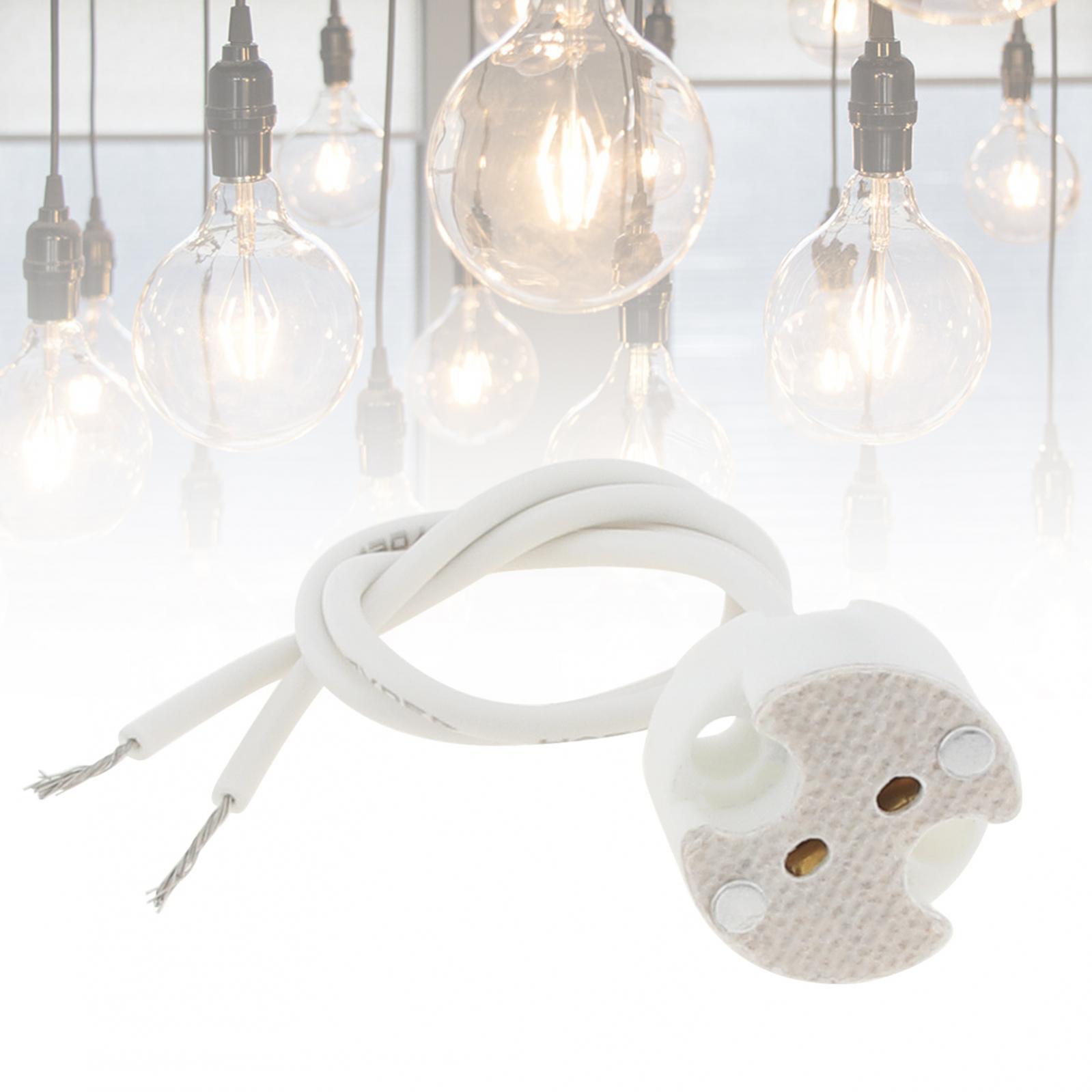 Herr16 gu5.3 LED-Lampen sockel Lampen fassung Keramik fassung Adapter für Halogen-LED-Lampe gu5.3 Sockel Adapter
