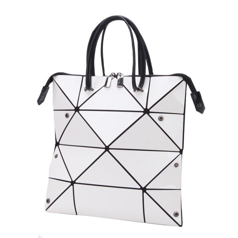 ¡Novedad de ! Bolsos de mensajero luminosos, bolso de mano geométrico para mujer, bolsas plegables femeninas de PU, bolso de hombro tipo bandolera con diamantes para mujer