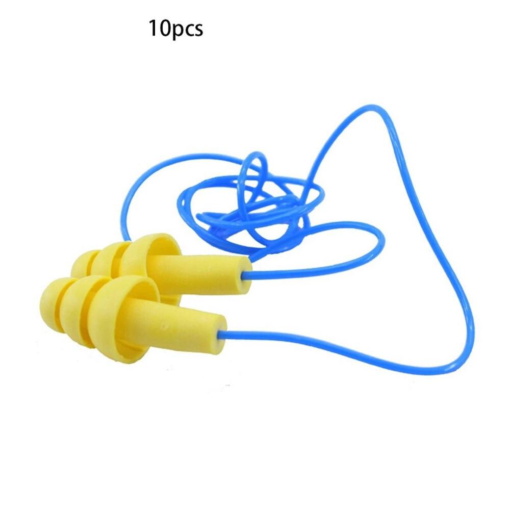 Soft 1/10 Pairs/SET Soft Foam Anti Noise Ear Plugs Ear Protectors Sleep Soundproof Earplugs Workplace Safety Supplies