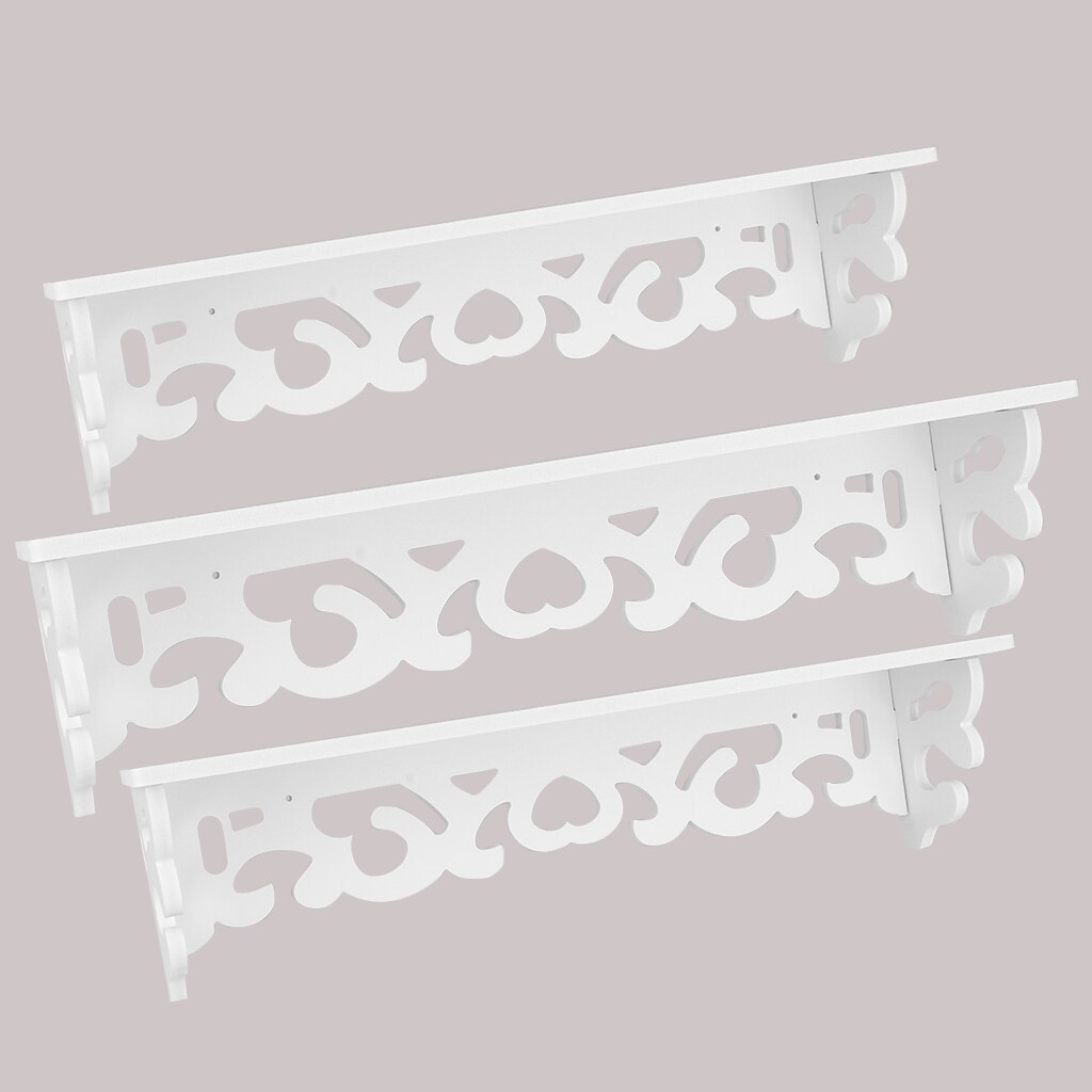 Simple And Modern Multi Pattern Floating Wall Shelves Storage Display Shelf Organizer Rack Suit For Bathroom Or Bedroom: BG040 