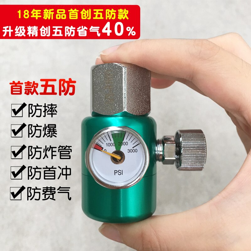 Argonbooglassen gasmeter energiebesparende drukmeter overdrukventiel drukregelaar