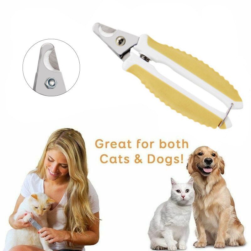 Pet Stainless Steel Nail Clippers Cat Nail Clippers Pet Cleaning Nail Tools
