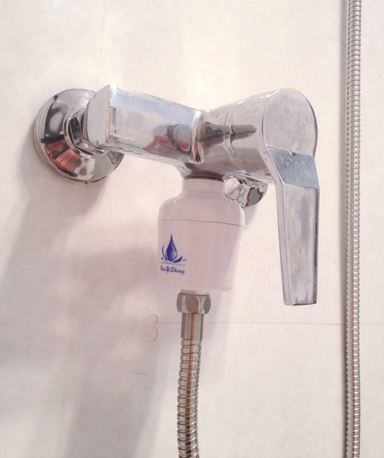 Inline Fresh Shower Filter Water Tap active carbon Clean Faucet Purifier