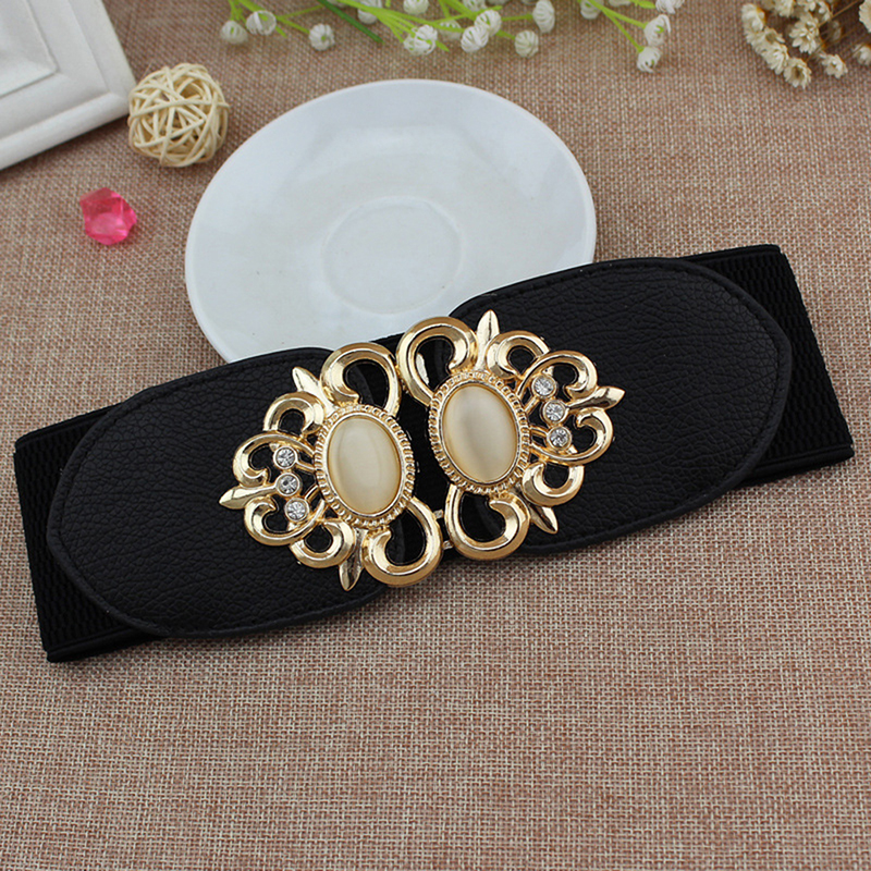 1PC Women Retro Elastic Stretchy Dress Narrow Wais...  Grandado