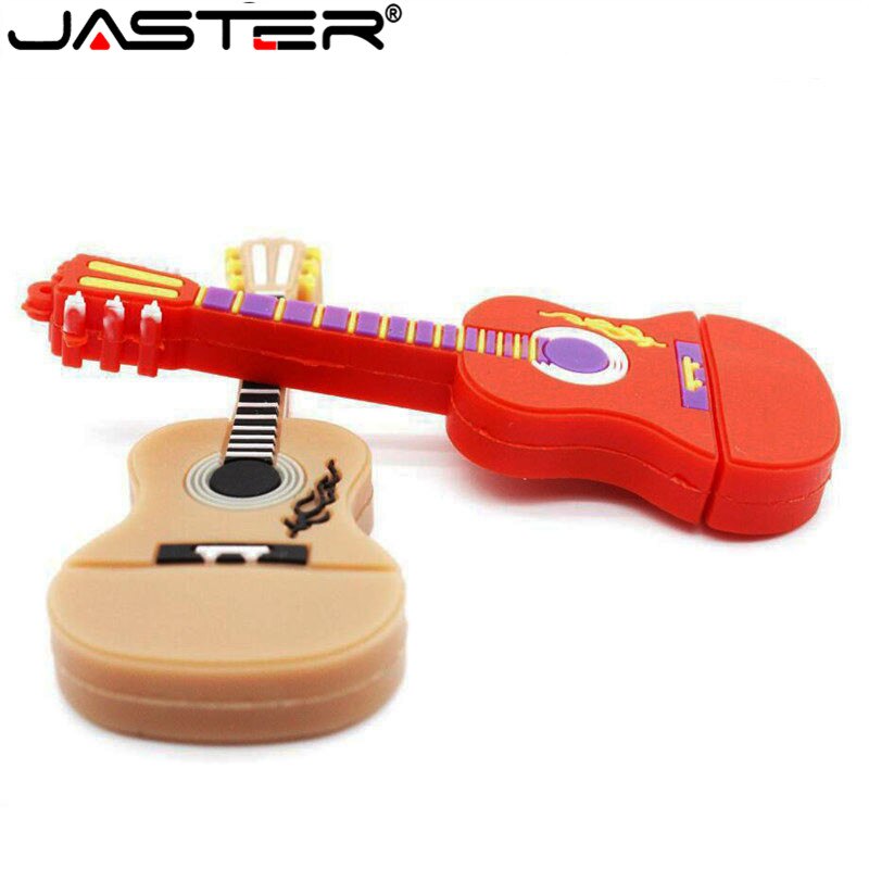 JASTER USB 2.0 Guitar pen drive 4GB 8GB 16GB 32GB USB Flash Drive pendrive memory stick u disk