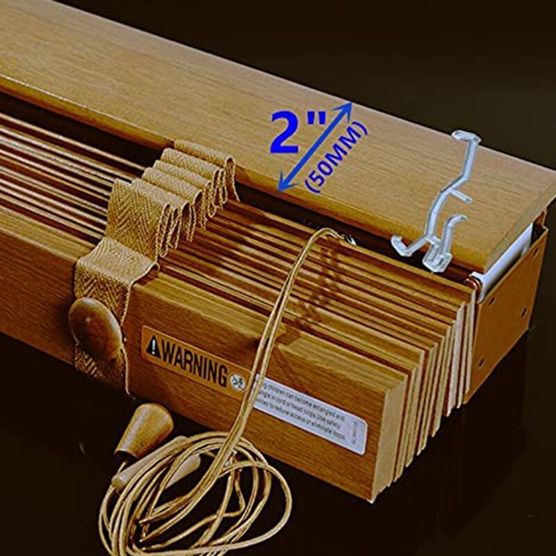 ! Valance Clips Clear Plastic Retainer Holder Clip For Window Blind Valance,Horizontal Faux &amp; Wood Blinds Parts