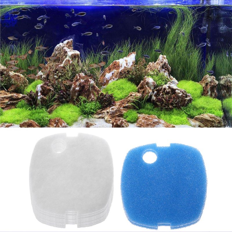 10 Stuks Aquarium Filter Pads Voor Sunsun HW-302/505A Bus Filter Vat