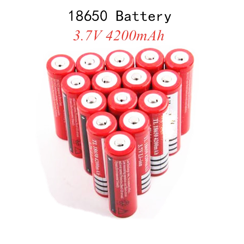 , original, batería recargable 18650, 18650, 4200 mAh, 3,7 V, batería para linterna LED