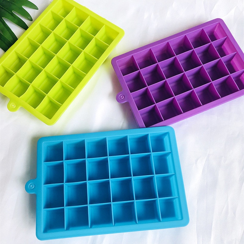 1pcs Honeycomb Ice Cube Tray 24 Cubes Silicone Ice Cube Maker Mold for Ice Cream Party Whiskey Cocktail Cold Drink