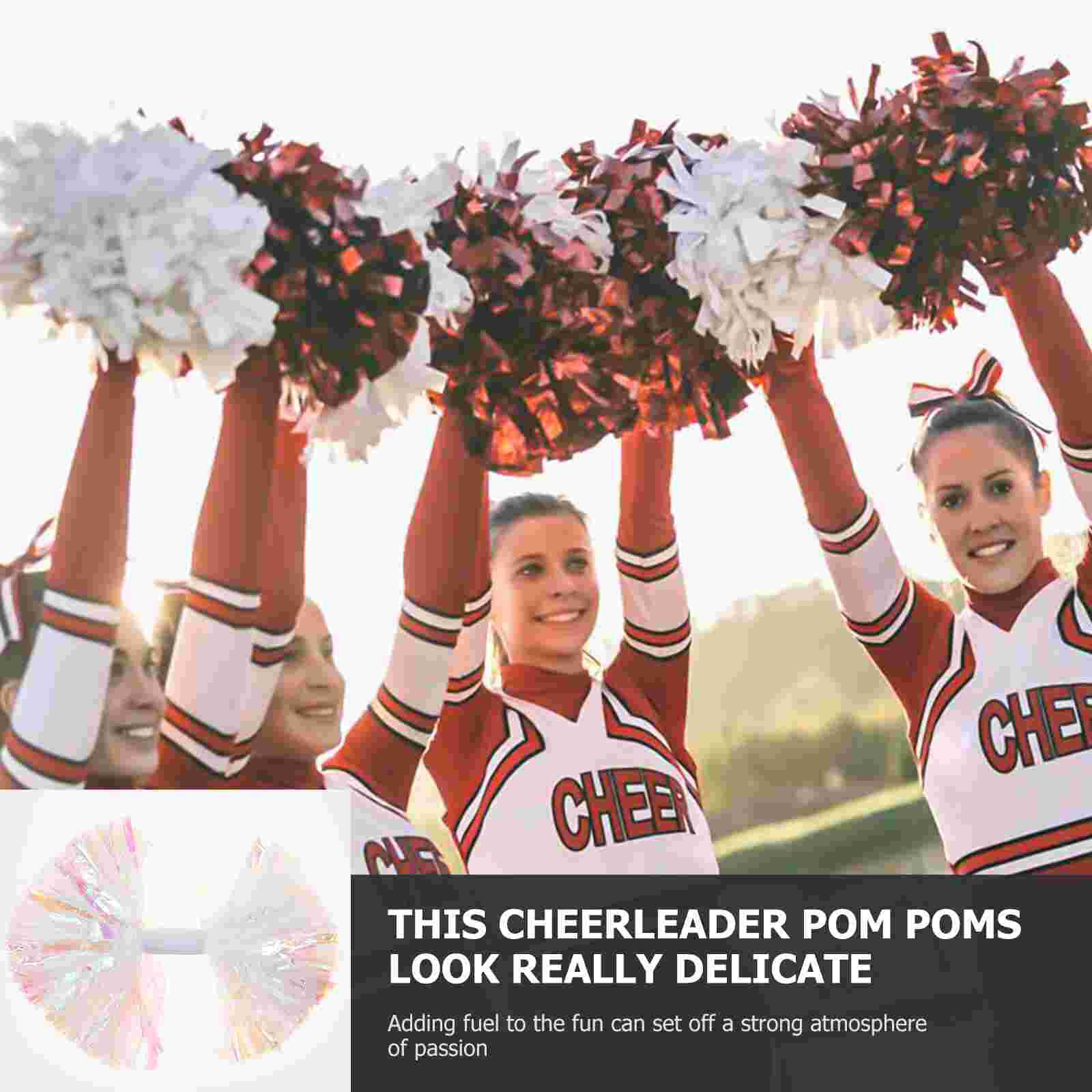 2Pcs Cheer Squad Poms Creatieve Cheerleader Poms Spel Juichen Accessoires