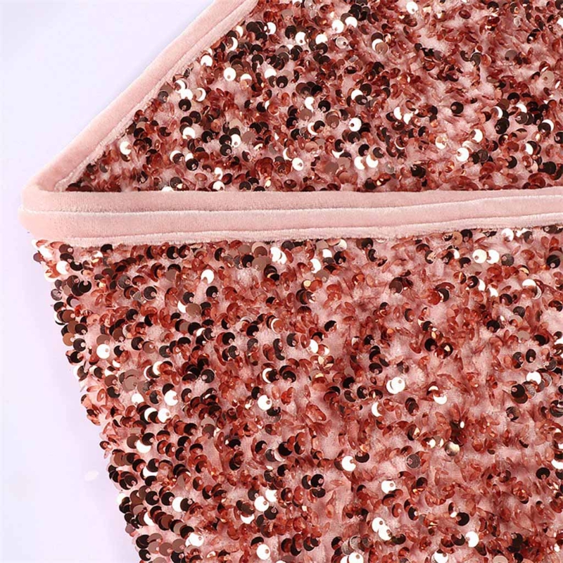 Sequin Christmas Tree Collar 30 Inch Xmas Tree Skirt Ring Bottom Base Cover