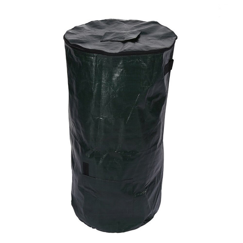 2 størrelser madaffald vask kompost organisk affald have miljø pe pose klud planter køkken organisk pose køkken kompost: Stor