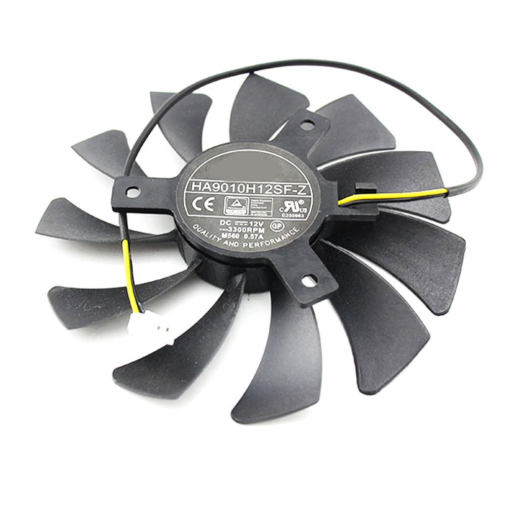 0.57AMP DC 12V HA9010H12F-Z 2Pin GTX1050 Ti Cooler Fan For MSI Geforce GTX 1050Ti 4G OC GTX 1050 2G Graphic Card Cooling Fan