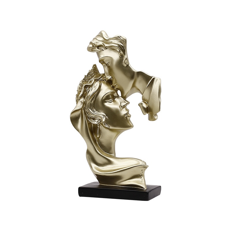 Harpiks statuer for hjem dekor kjæreste mennesker skulptur hjem dekorasjon moderne kontor nordisk dekorasjon hjem