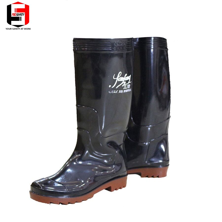 PRO SAFETY Pvc Rain Boots for Farming of Shoe Industrial Safety Boots Top Low price Waterpoof Gum boots
