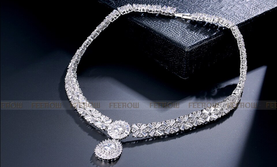 luxury princess 925 sterling silver dubai wedding for women lady anniversary jewelry bulk sell J5199