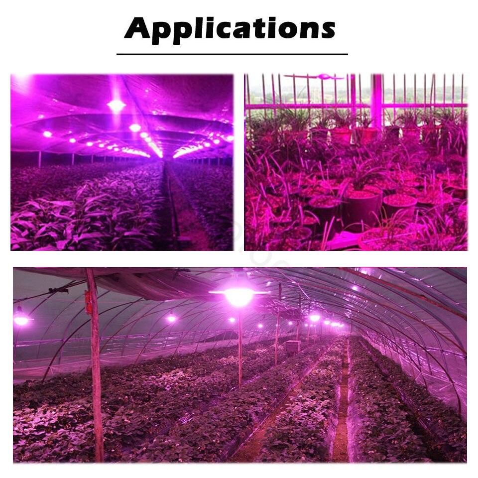 Høj effekt led vækst lys chip fuld spektrum 1w 3w 5w 380-840nm smd cob lampe perle til gør det selv indendørs plante grøntsager vokse