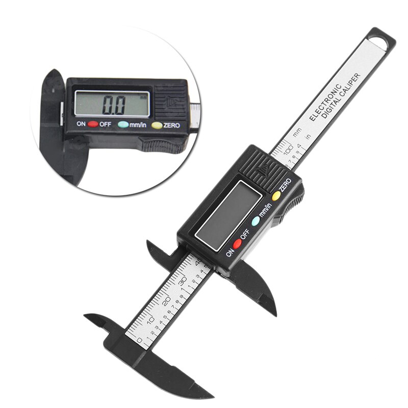Calibrador Vernier Digital electrónico LCD, 100mm, 4 pulgadas, Micrómetro de medición