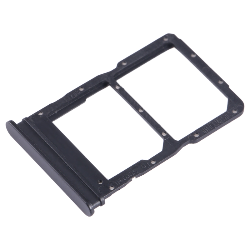 SIM + SIM Card Tray For Honor X8a Phone Dual SIM Card Tray Replacement Part: black