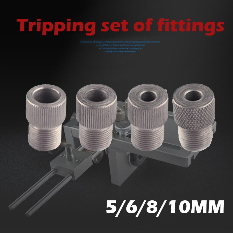 4mm-10mm Dowelling Jig Drill Sleeve Drill Bushing Matched with Woodworking Hole Drilling In Round Dowel Locator Drill Guide
