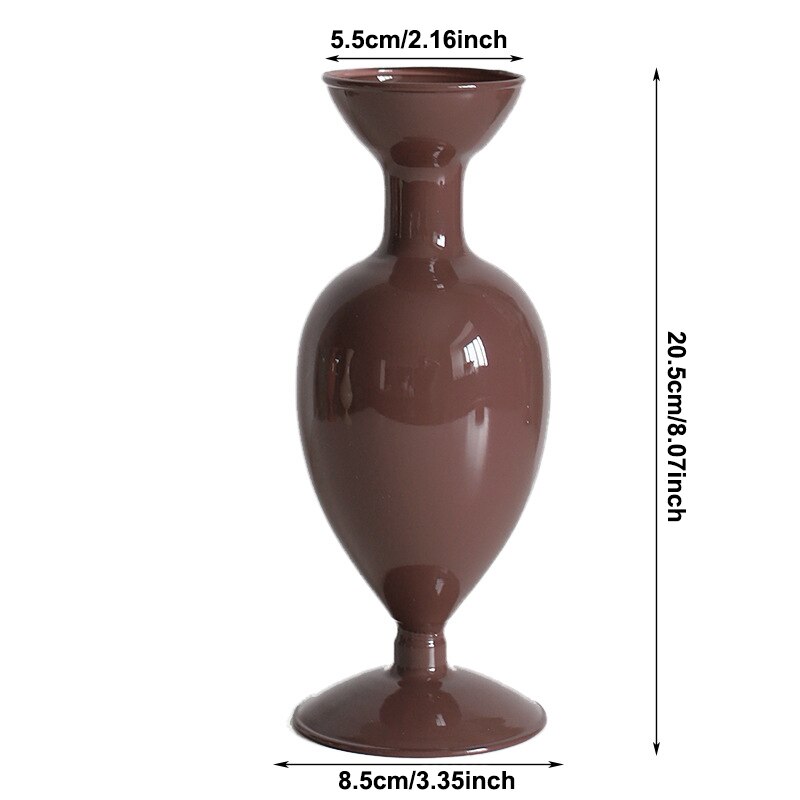 Vilead Glas nordisch Stil Vase Hydrokultur Terrarium Anlage Halfter Flasche für Heimat Sekretariat Balkon Wohnzimmer Hochzeit Esszimmer Dekor: A