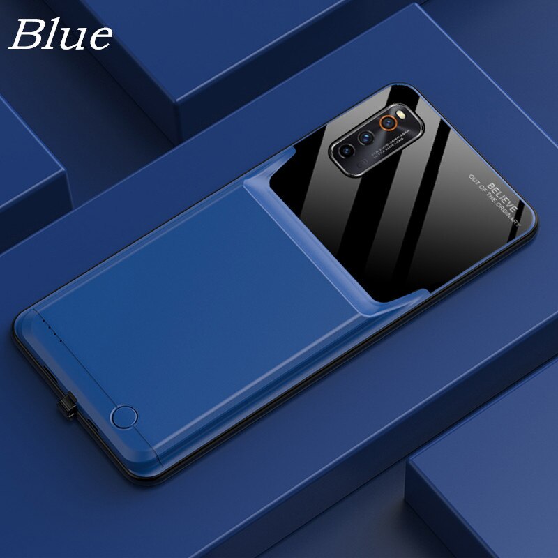 6000mAh Power Bank Battery Charger Cases For VIVO IQOO NEO 3 External Backup Charging Power Case For IQOO NEO 3 5G Battery Case: Blue