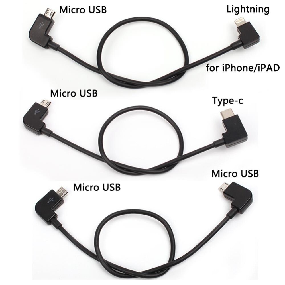 Dji Mini Se Datakabel Voor Mavic Pro/Mavic 2 Air Micro Usb Naar Verlichting/Type C/micro Usb Lijn Voor Iphone Voor Pad Voor Xiaomi