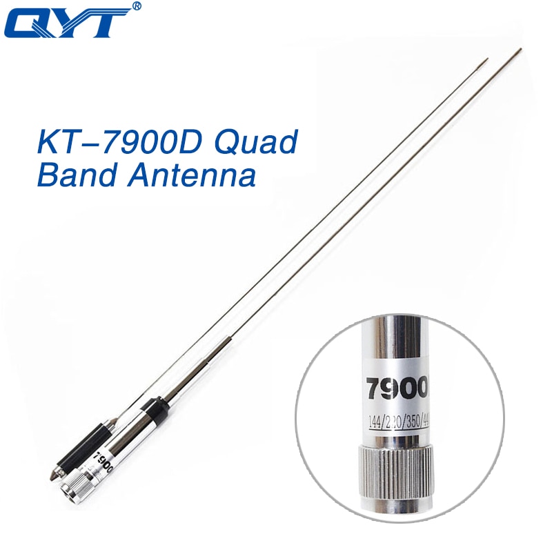 Qyt KT-7900D Quad Band 144/220/350/440 Mhz Mobile Radio Antenne Voor Qyt KT-7900D Quad Band auto Mobiele Radio KT7900D Kt 7900D