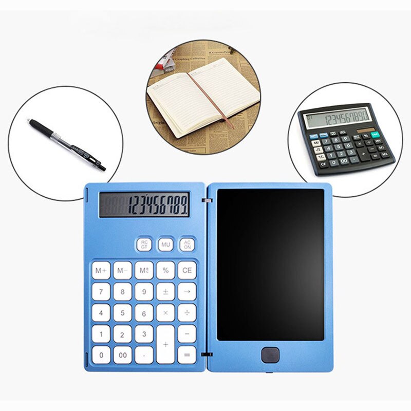 Tableta de dibujo con calculadora Lcd, electrónica, tabla gráfica, almohadilla de dibujo, portátil, ultrafina, escritura a mano