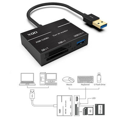 USB 3.0 Super Geschwindigkeit SD Kartenleser Adapter Für USB 3.0 U Disk XQD SD Karte Kartenleser Mit Karte Kartenleser XQD Kartenleser