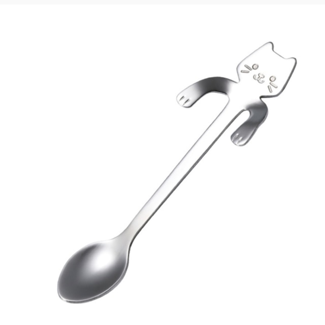 Letter Printed Transparent Glass Coffee Tea Drinks Dessert Breakfast Milk Cup Glass Mugs Handle Drinkware: spoon