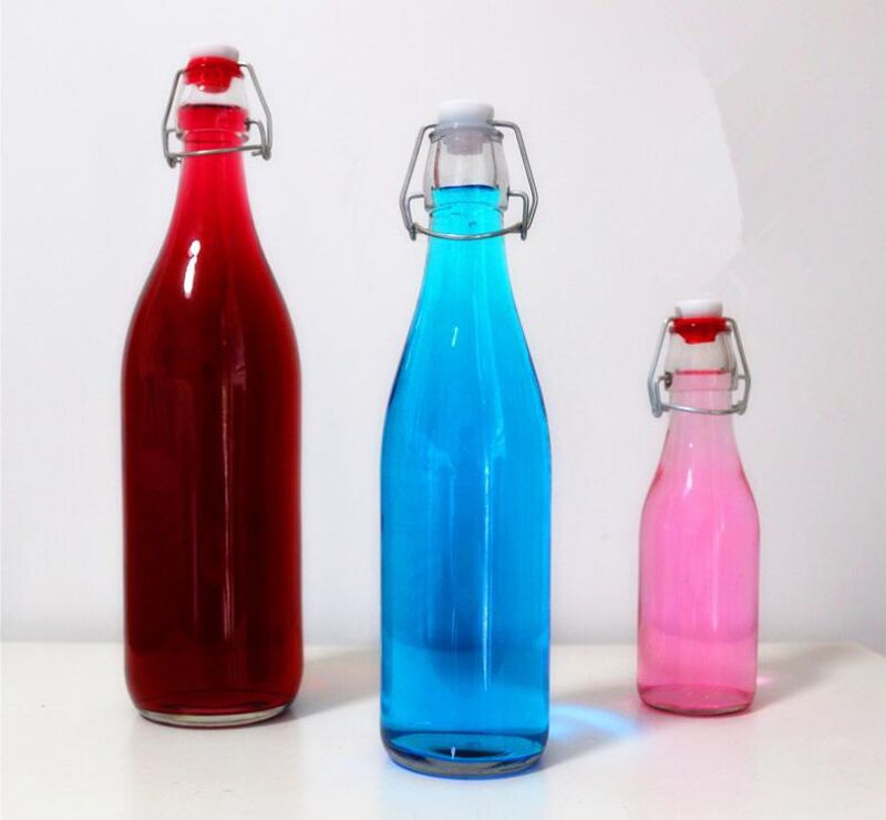 Botella de vidrio de 250/500/1000ml para especias, almacenamiento de salsa de soja, aceite, vinagre, herramientas de cocina, frascos de vidrio, 1 ud.