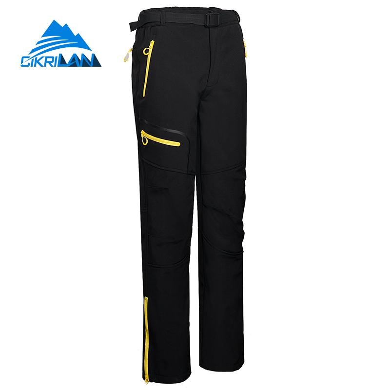Mens Windproof Water Resistant Pantalones Hombre Sport Hiking Climbing Softshell Outdoor Pants Men Trekking Camping Ski Trousers